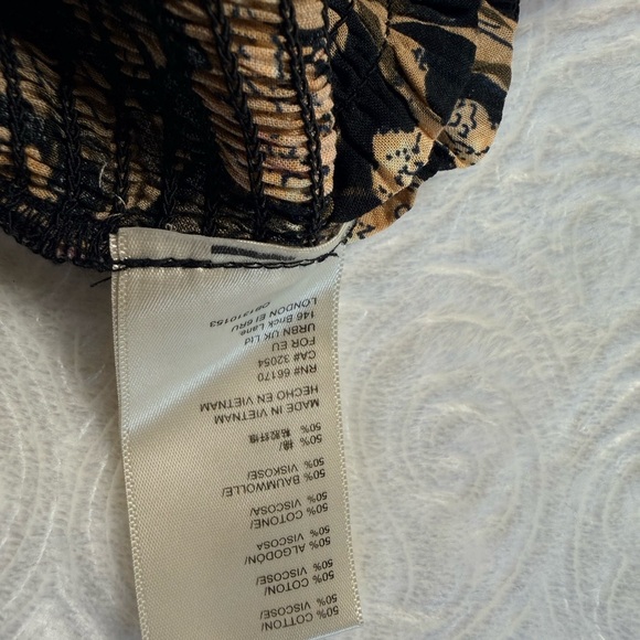 Free People “Peplum Dreams” Floral Off-Shoulder Top – Size S (New with Tags) - Picture 3 of 6